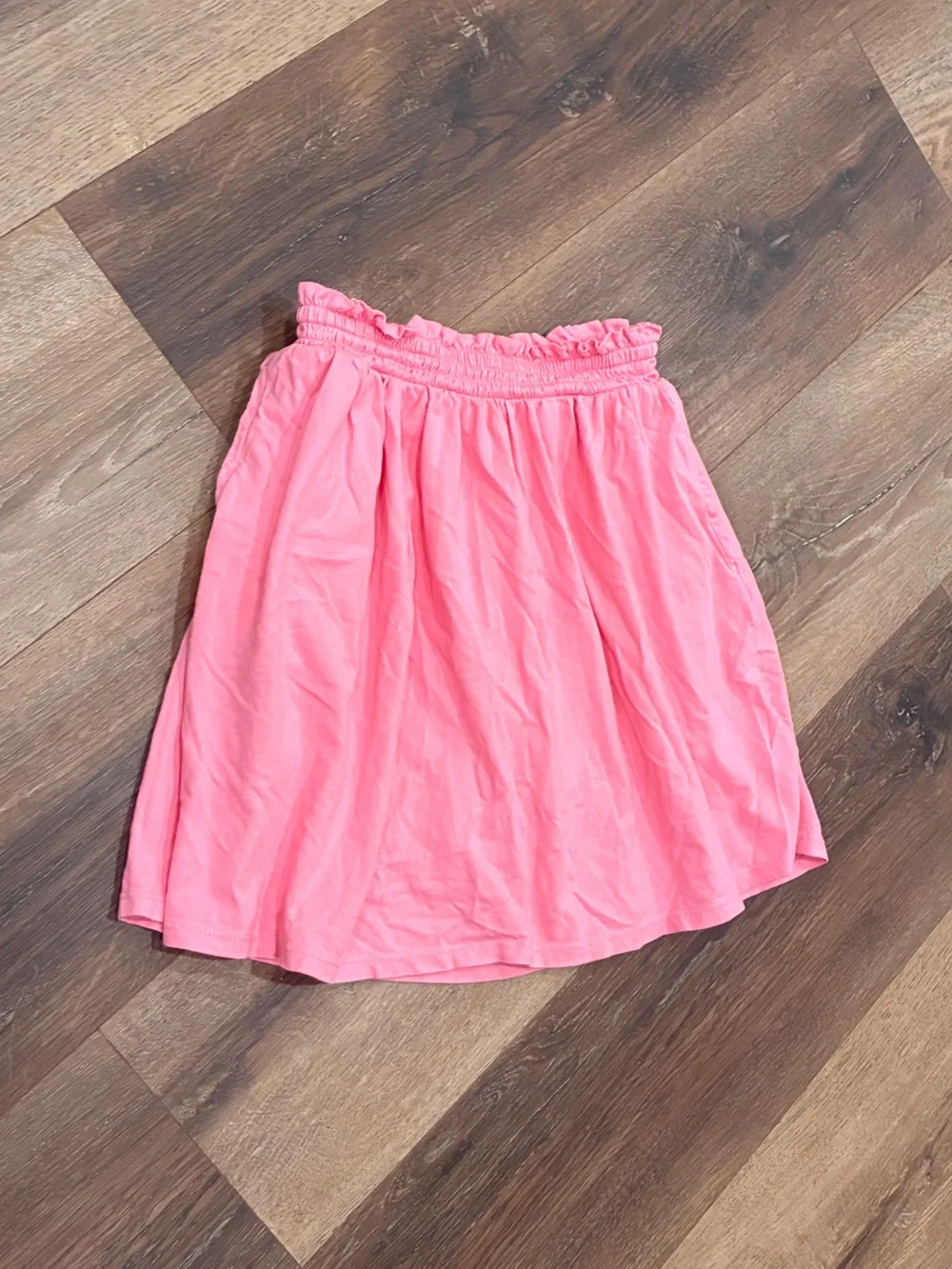 Lands’ End Pink Athletic Skort Bottoms Sports Tennis Summer Cotton 10/12 Girl